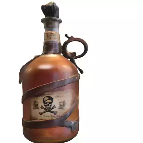 Pirate Rum Bottle 
