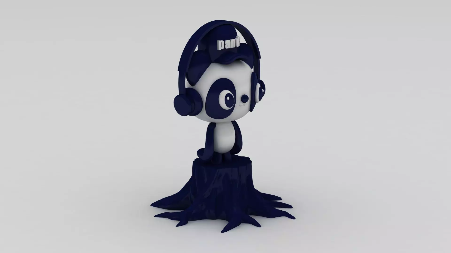 stylized music animal toy 3D printable model 3D print model