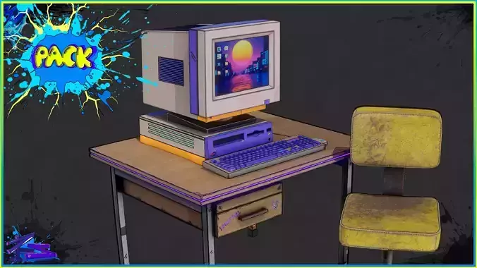 Stylized Desk Pack
