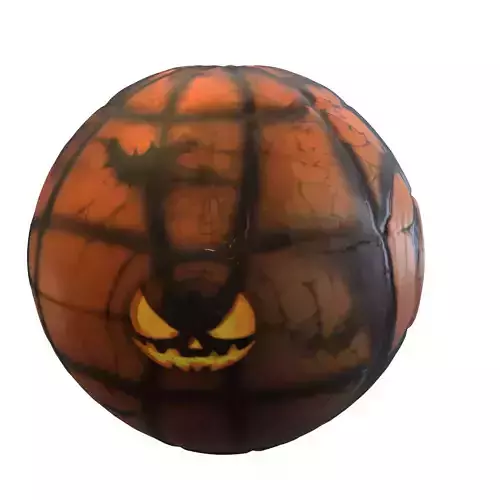 Haunted Pumpkin ball toy Low-poly 3D model