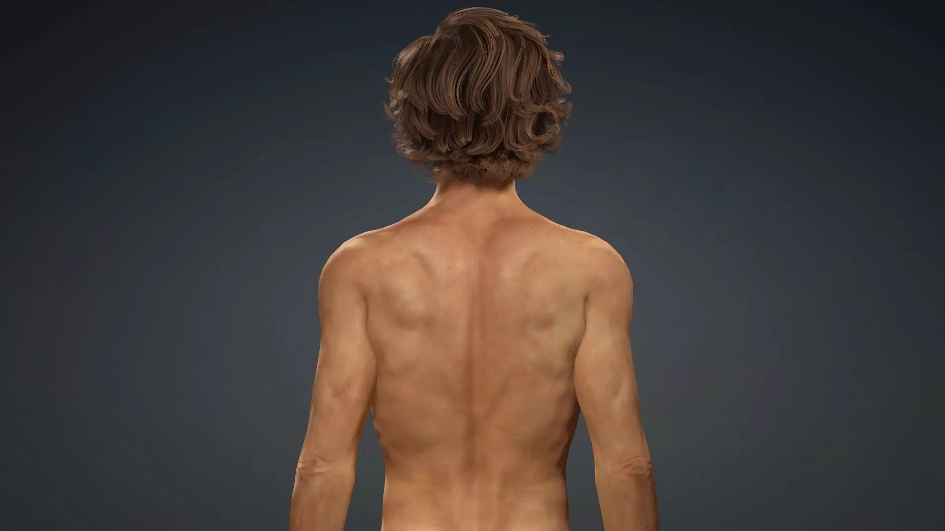 Muscular Teen Boy 3D Model 3D model_6