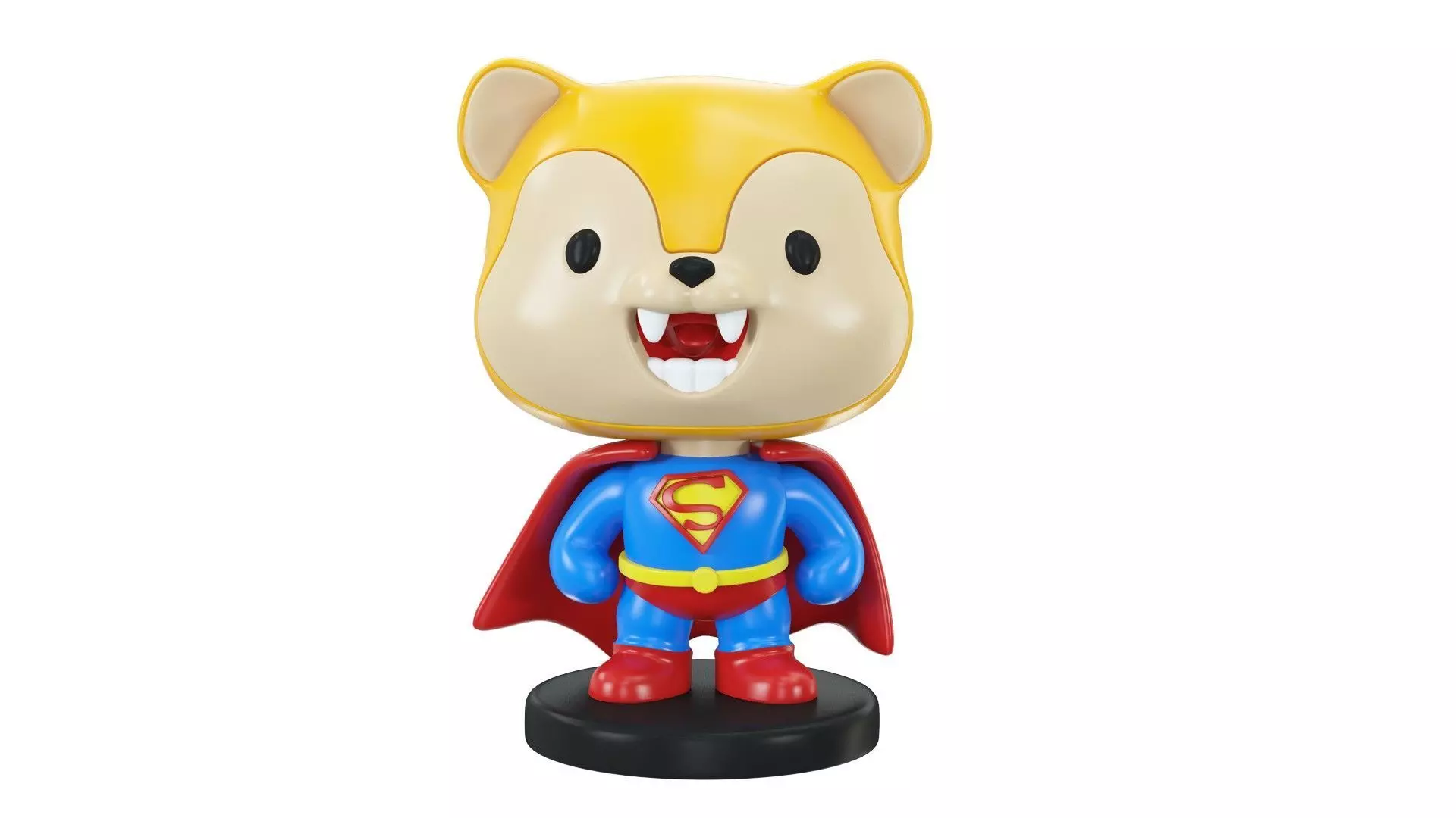 Super Bear Figure Free 3D print model