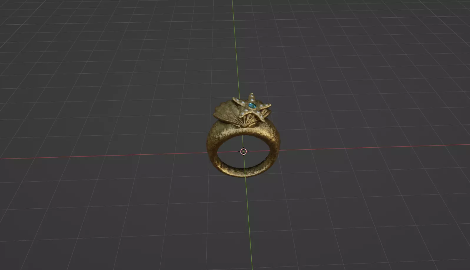seashell ring design 3D model_6