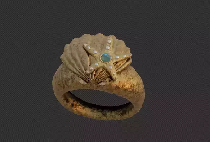  seashell ring design