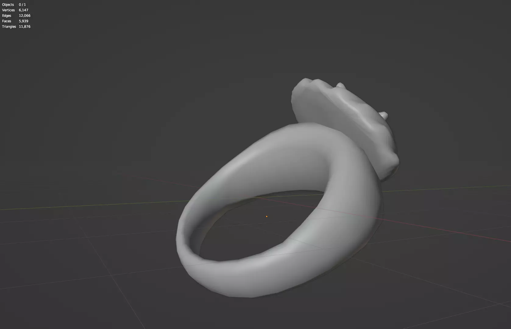 seashell ring design 3D model_26