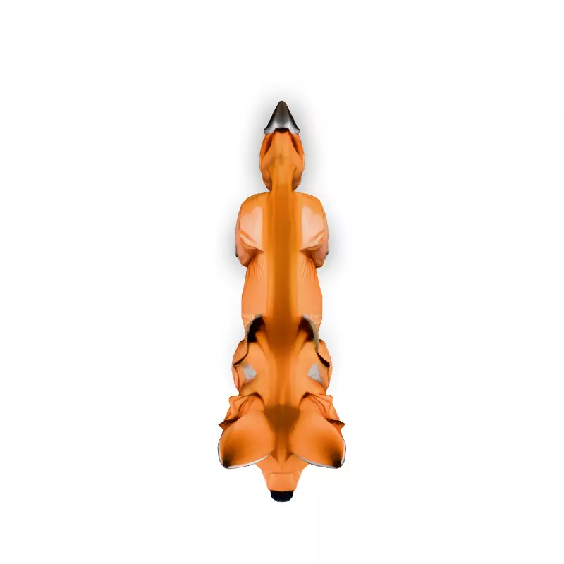 LowPoly Stylized Fox Game Asset Low-poly 3D model_7