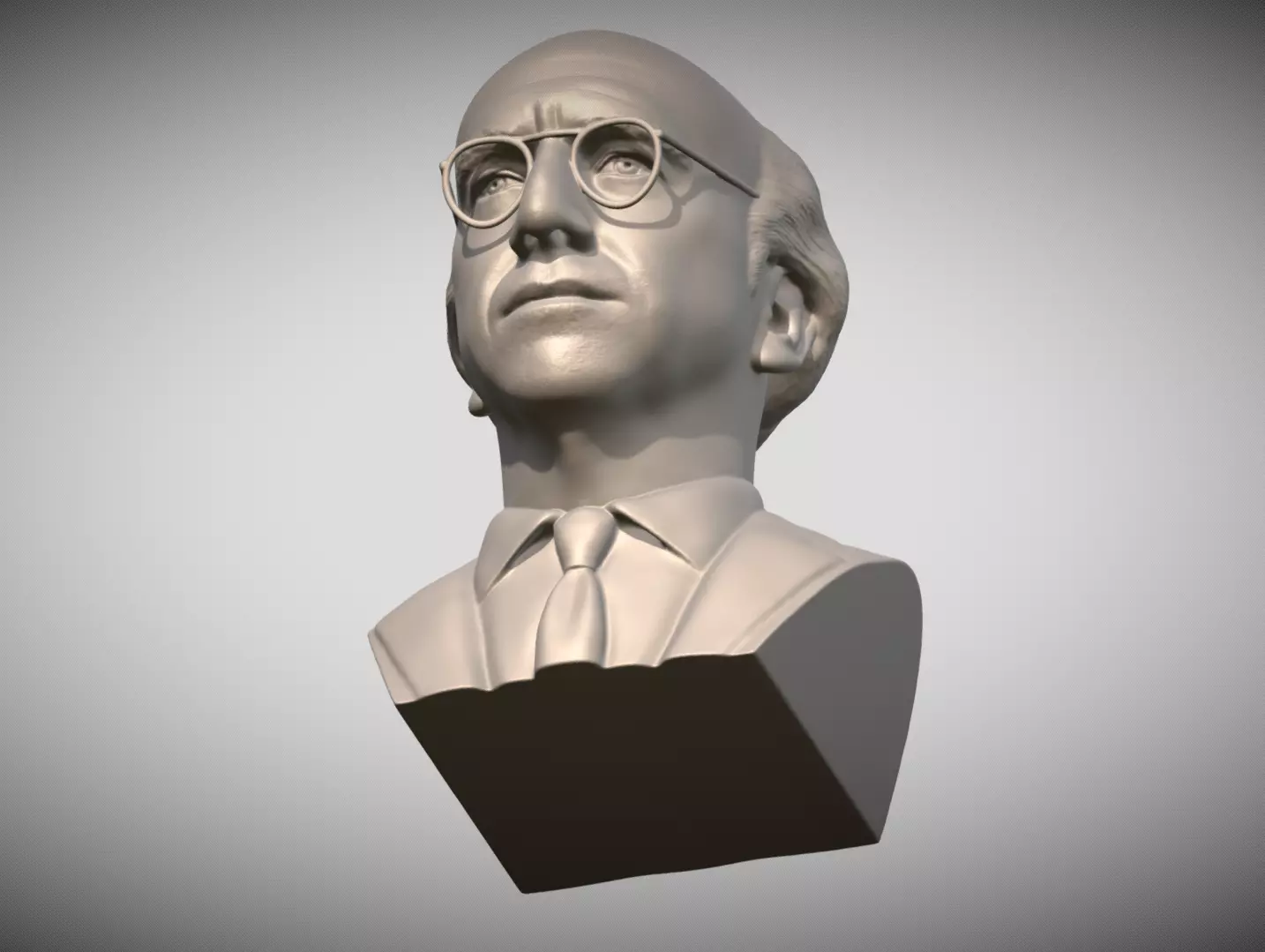  Larry David bust for 3D printing 3D print model_15