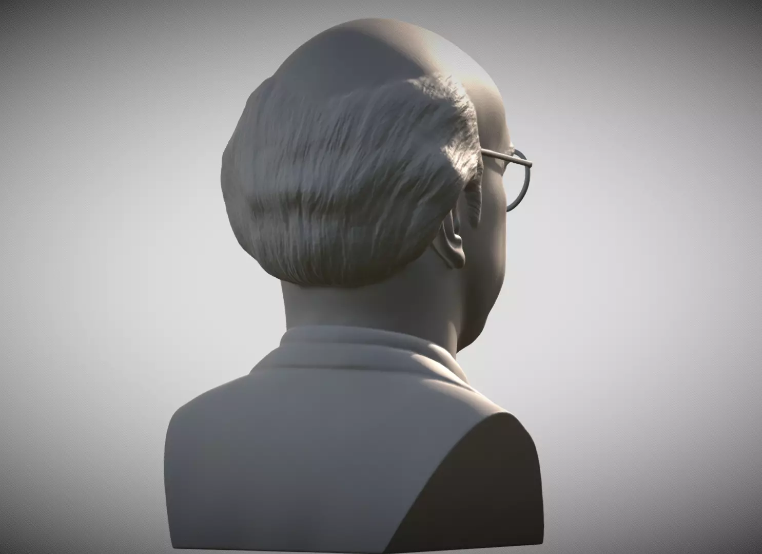  Larry David bust for 3D printing 3D print model_5