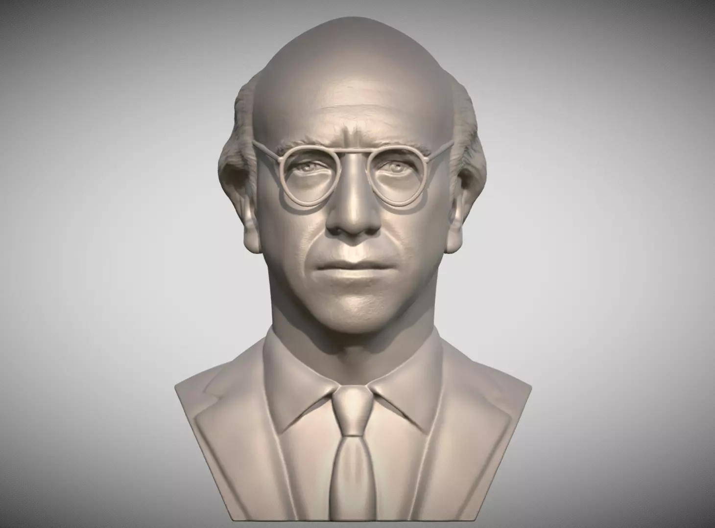  Larry David bust for 3D printing 3D print model_0