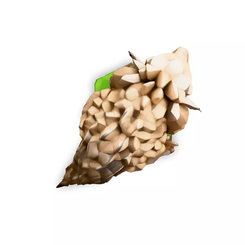LowPoly Pangolin 3D Model Low-poly 3D model_7