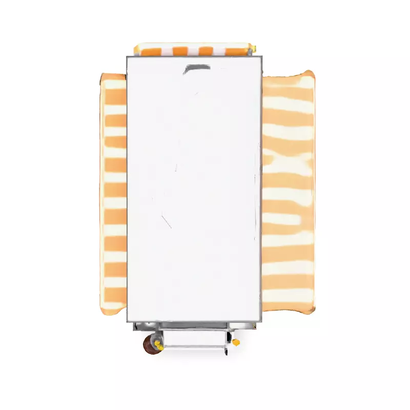 Realistic Food Truck 3D Model Low-poly 3D model_7