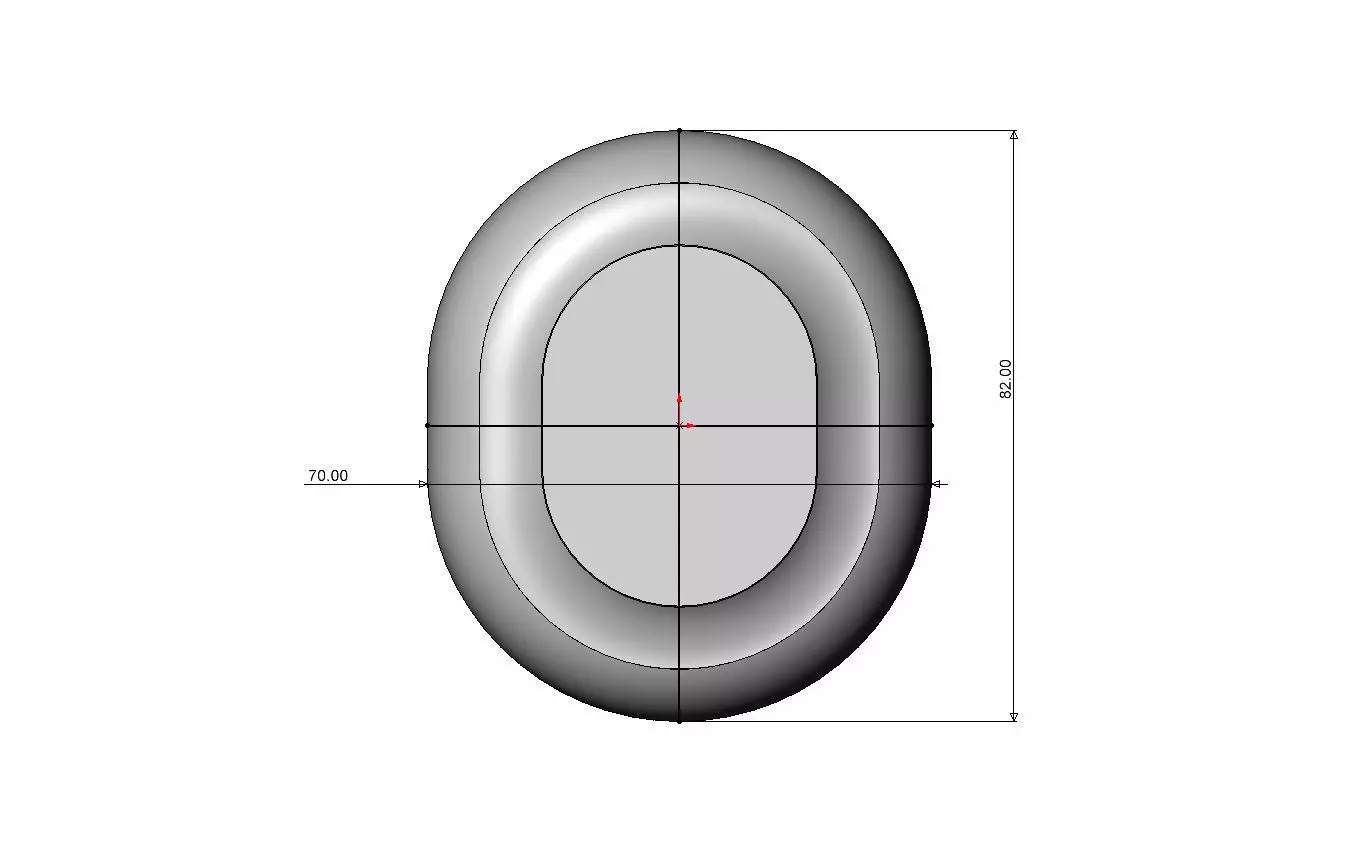 Oblang nightstand chest table foot  3D print model_6
