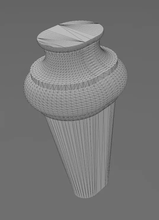 Oblang nightstand chest table foot  3D print model_12