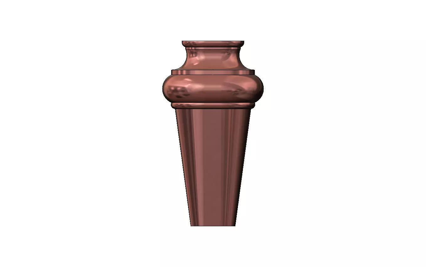 Oblang nightstand chest table foot  3D print model_10