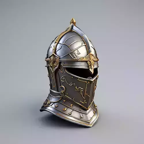 Medieval Fantasy Knight Helmet