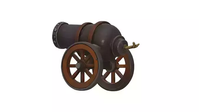 Canon 3D Model for Game Low Poly PBR Textured Read