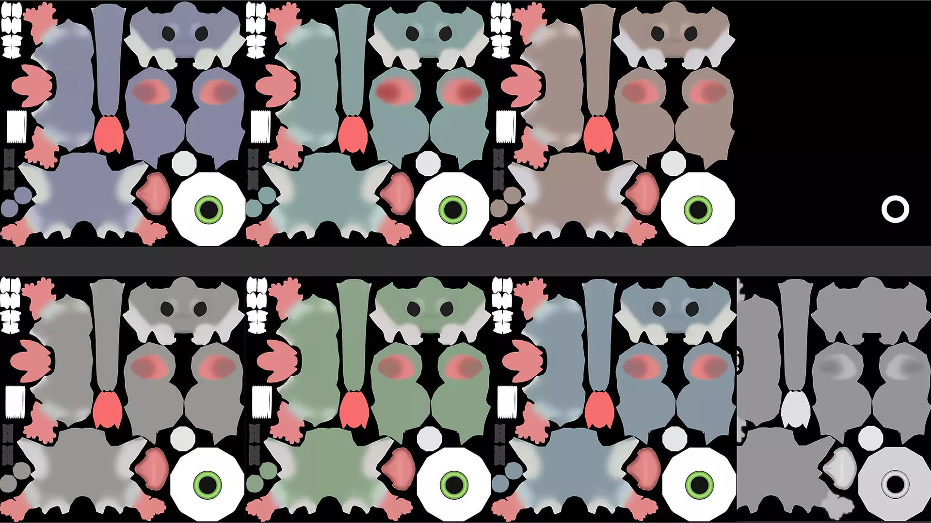 Mouse Stylize II Cartoon Low-poly 3D model_9