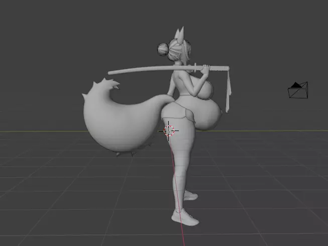 3d anime character 3D print model_6
