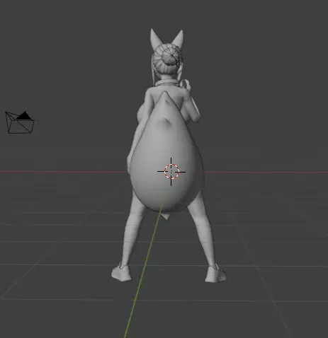 3d anime character 3D print model_5