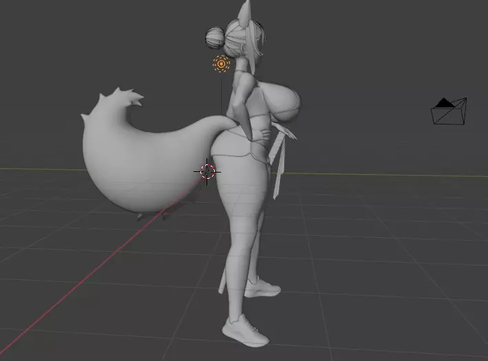 3d anime character 3D print model_2