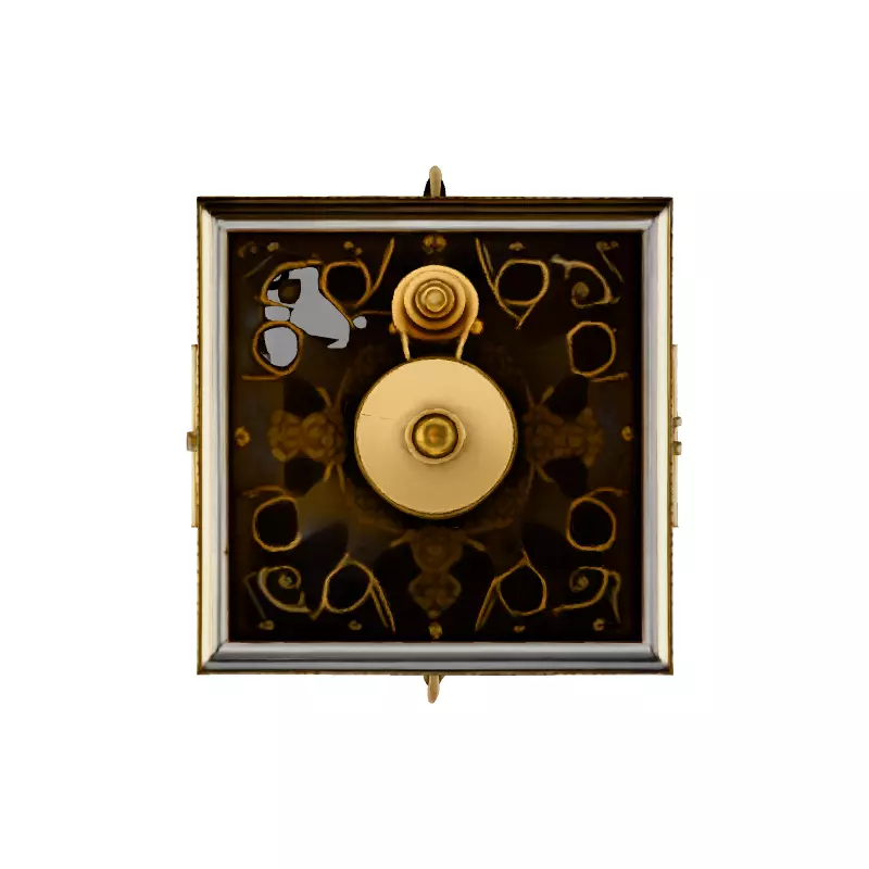 Ornate Antique Safe 3D Model Low-poly 3D model_7