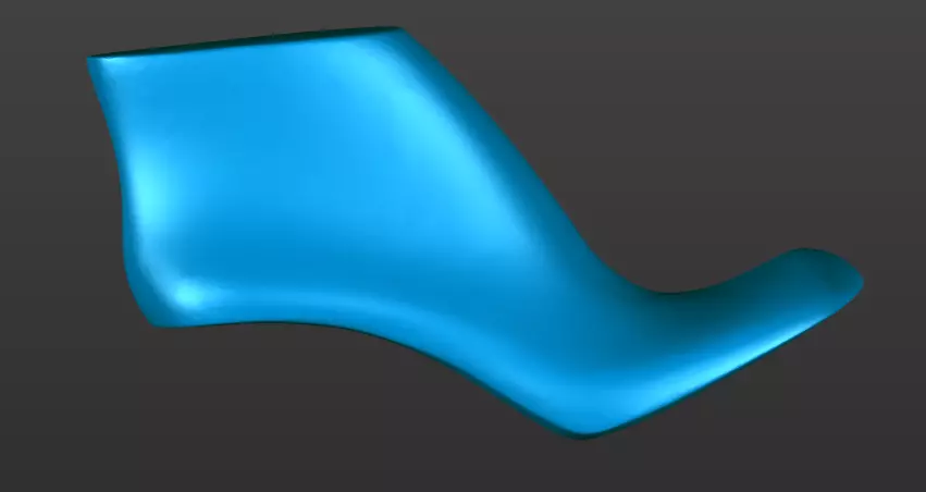 womens shoe last 3D print model_0
