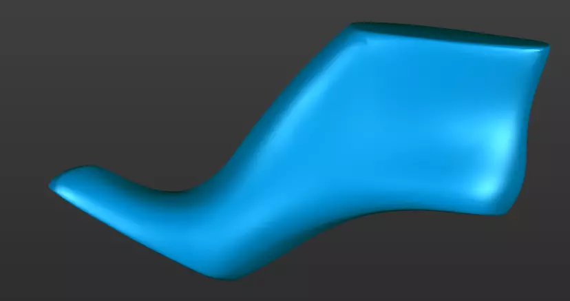 womens shoe last 3D print model_3