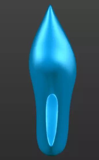 womens shoe last 3D print model_2
