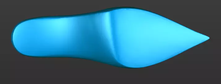 womens shoe last 3D print model_1