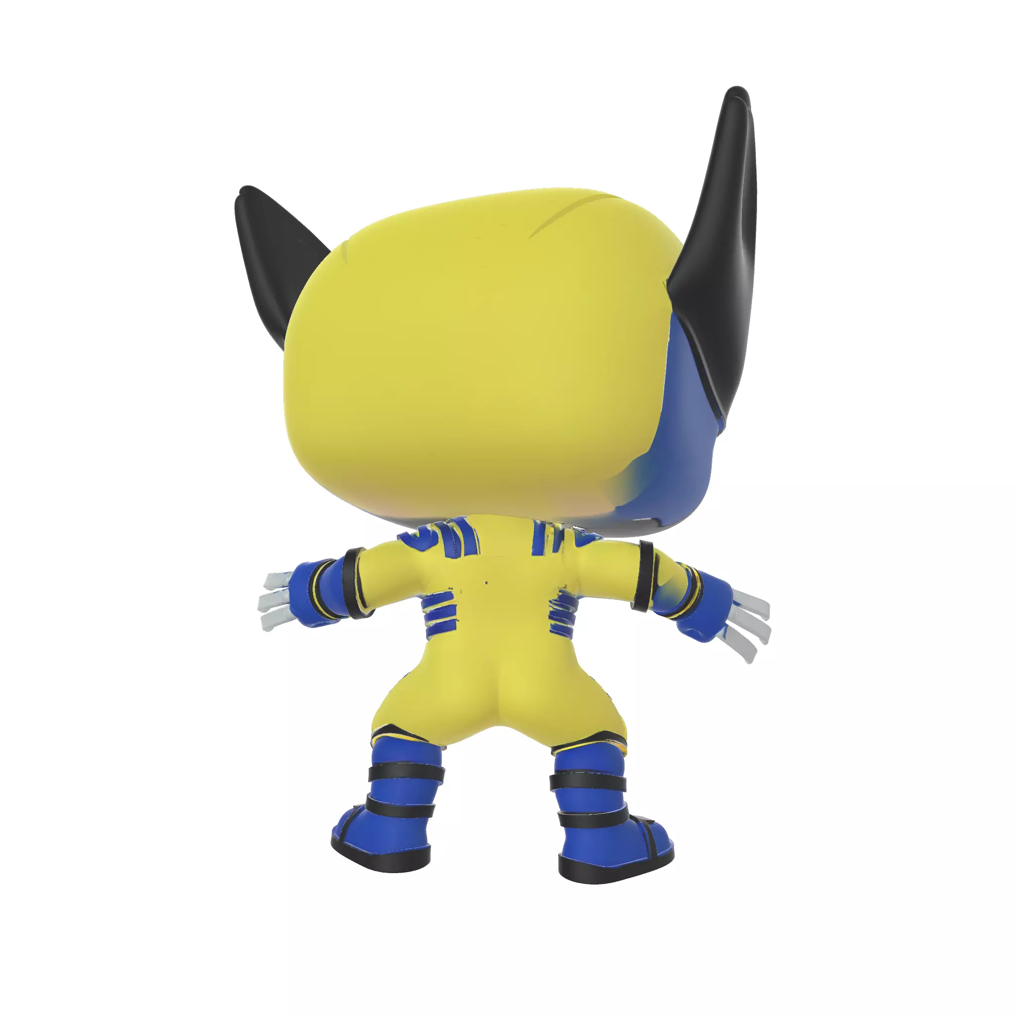 X-men Figurine Stylized Comic Style Display 3D print model_3