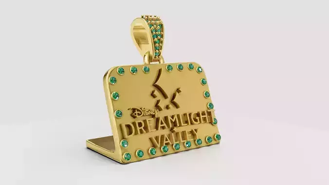 Dreamlight Valley pendant 3D printable model    3D print model