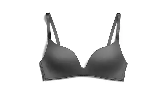 Womens Black Brassiere - female spandex lace brasserie 3D model