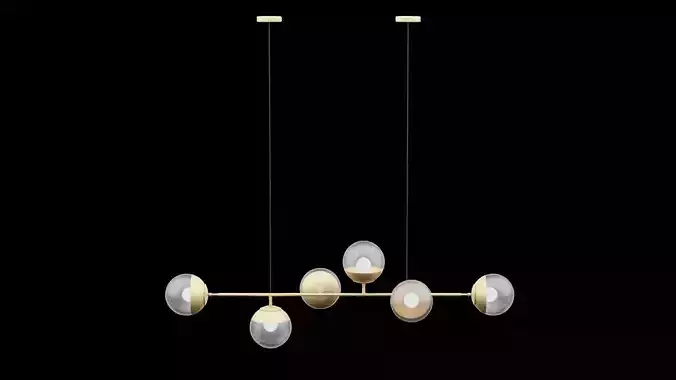 Ceiling Lamp Low-poly 3D model