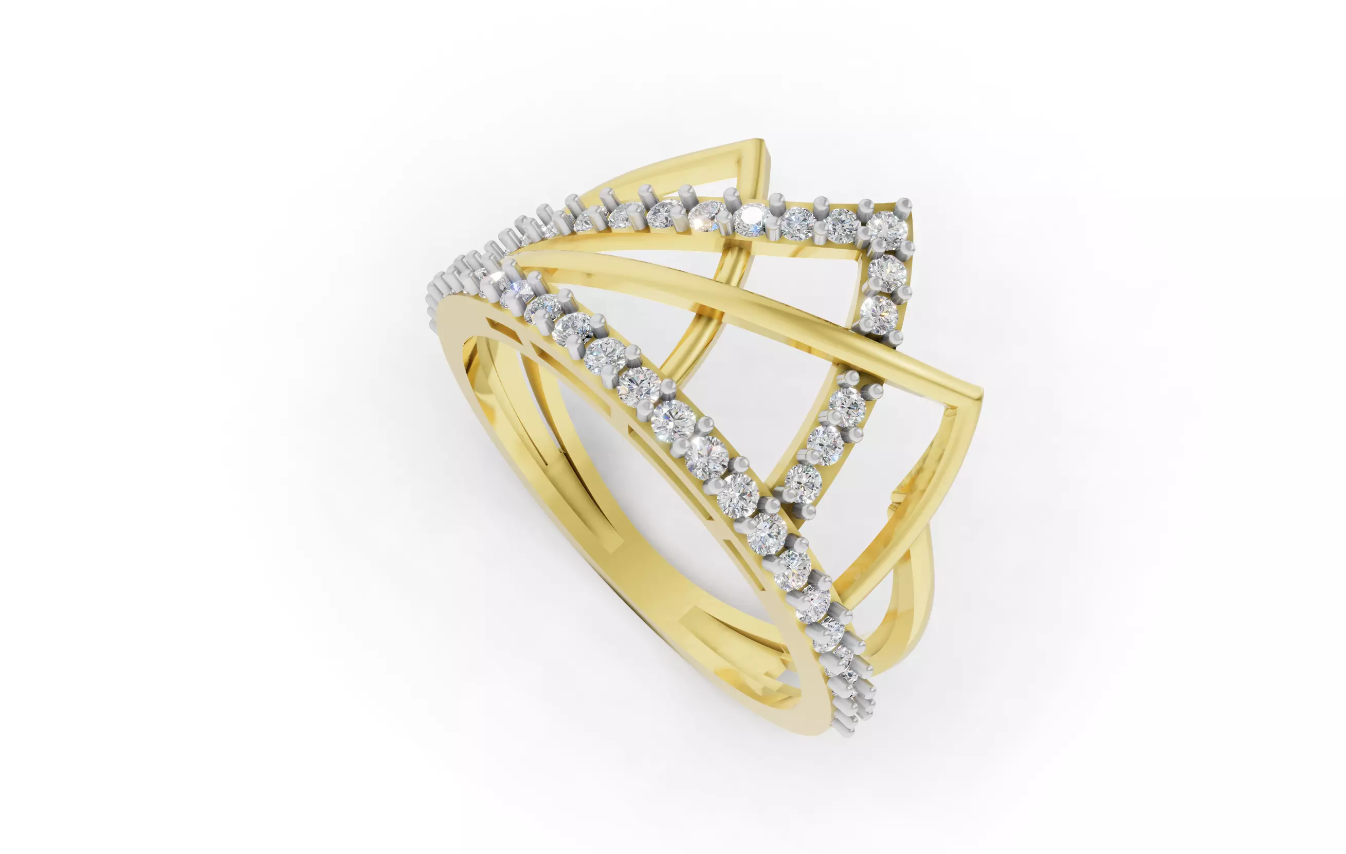 Exquisite Multi-Diamond  3D print model_13