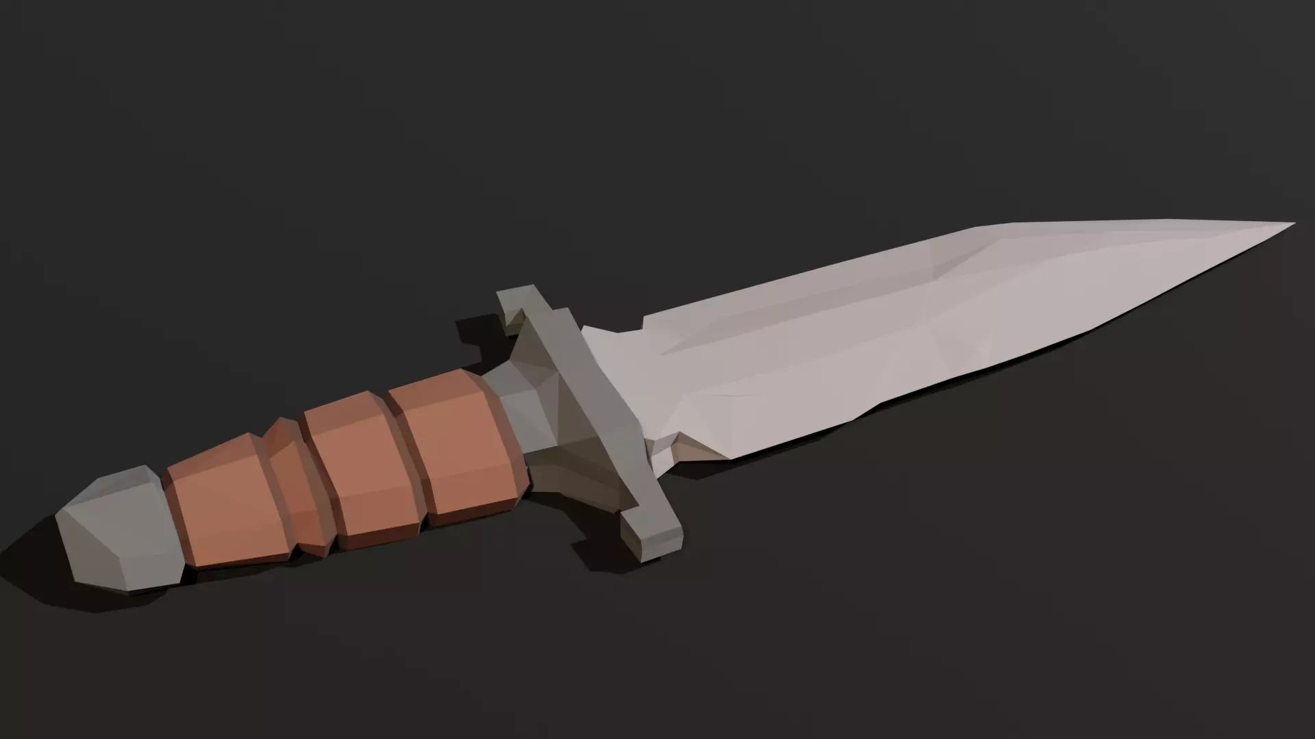 Assassin Character Game Ready Low Poly PBR Model Low-poly 3D model_14