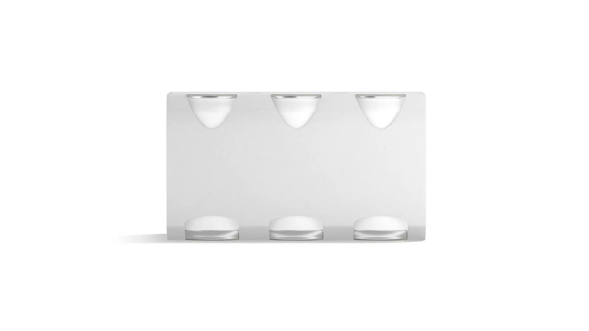 White Six 330ml Can Cardboard Pack - with beer or soda drink  3D model_2