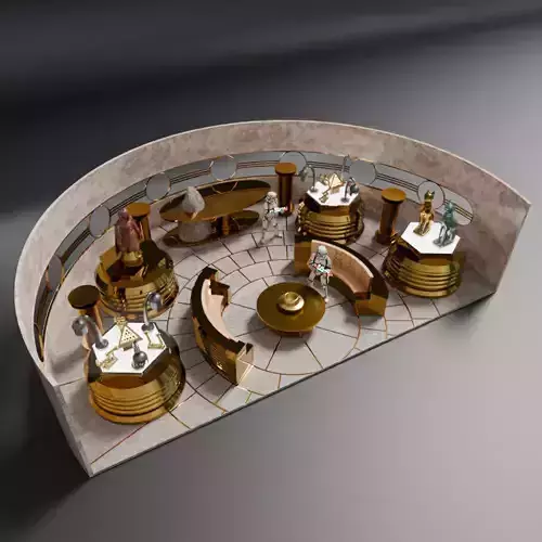 Dryden Study Diorama