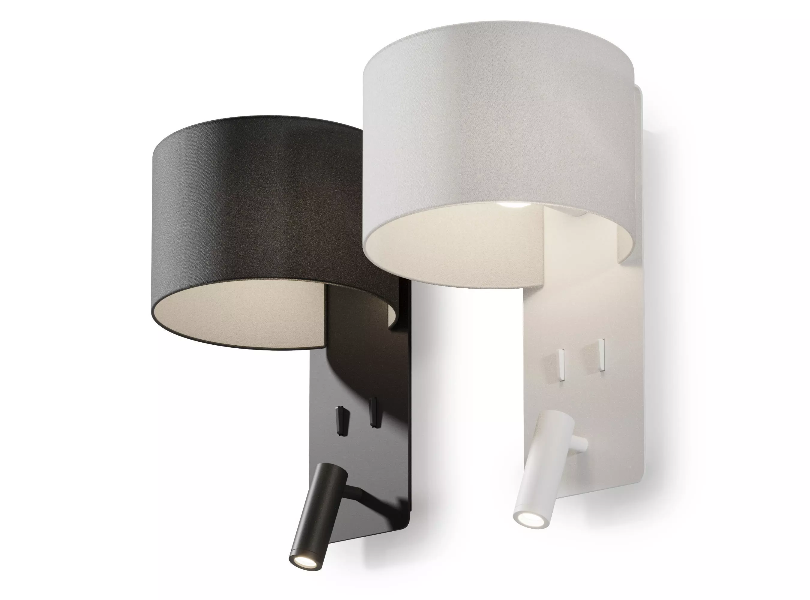 Faro Barcelona Fold Wall Lamp with Reading  3D model_0