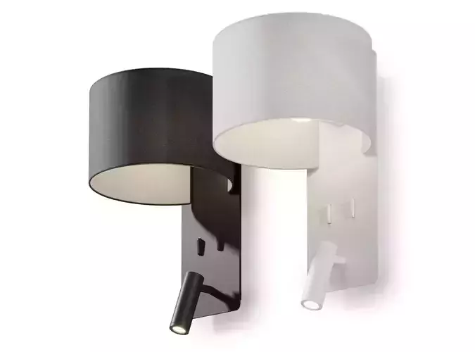Faro Barcelona Fold Wall Lamp with Reading  3D model
