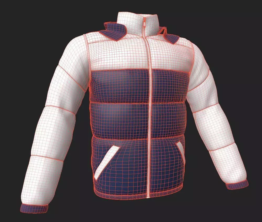 Jacket 3D model_4