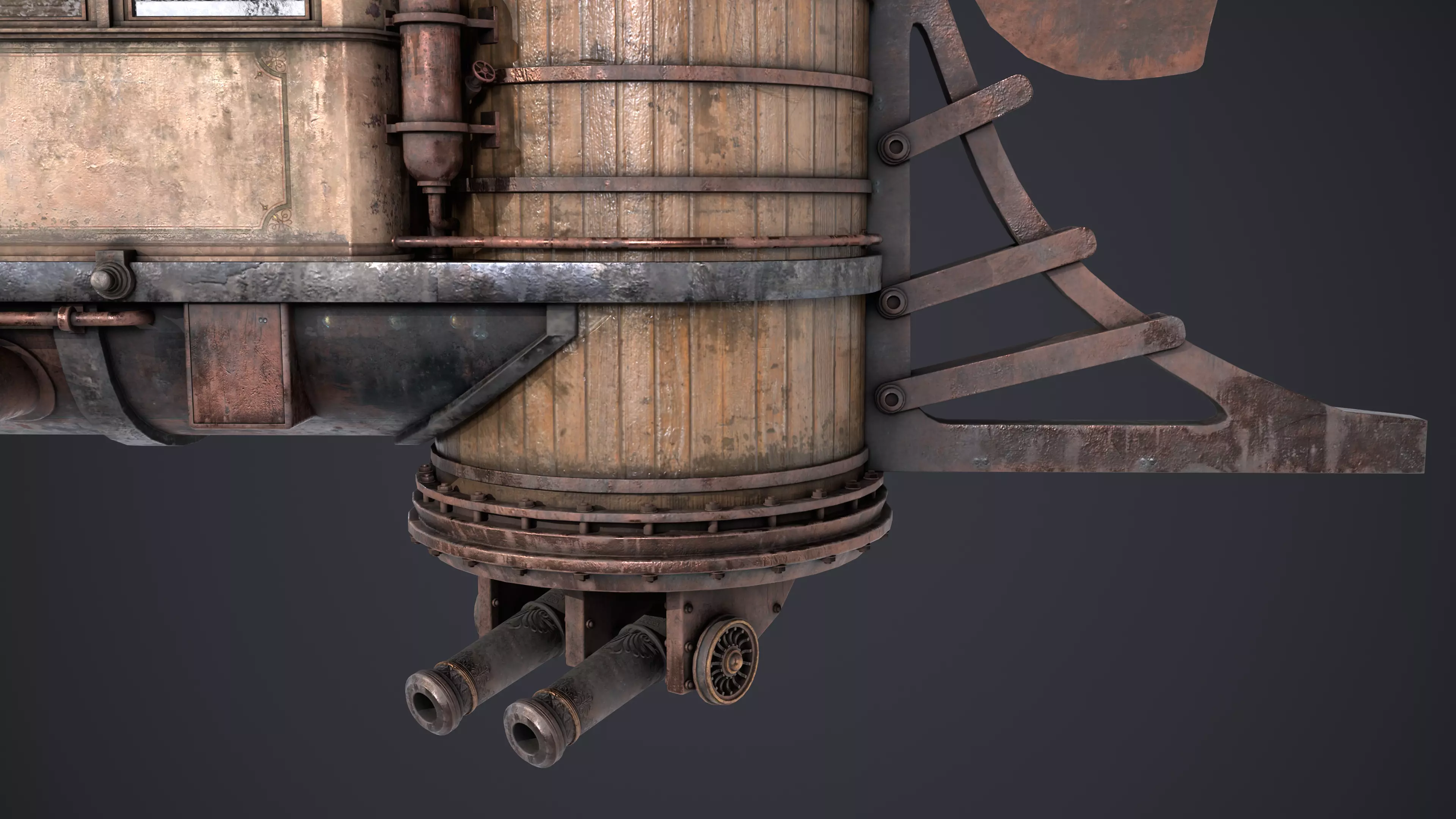 Airship 3D model_13