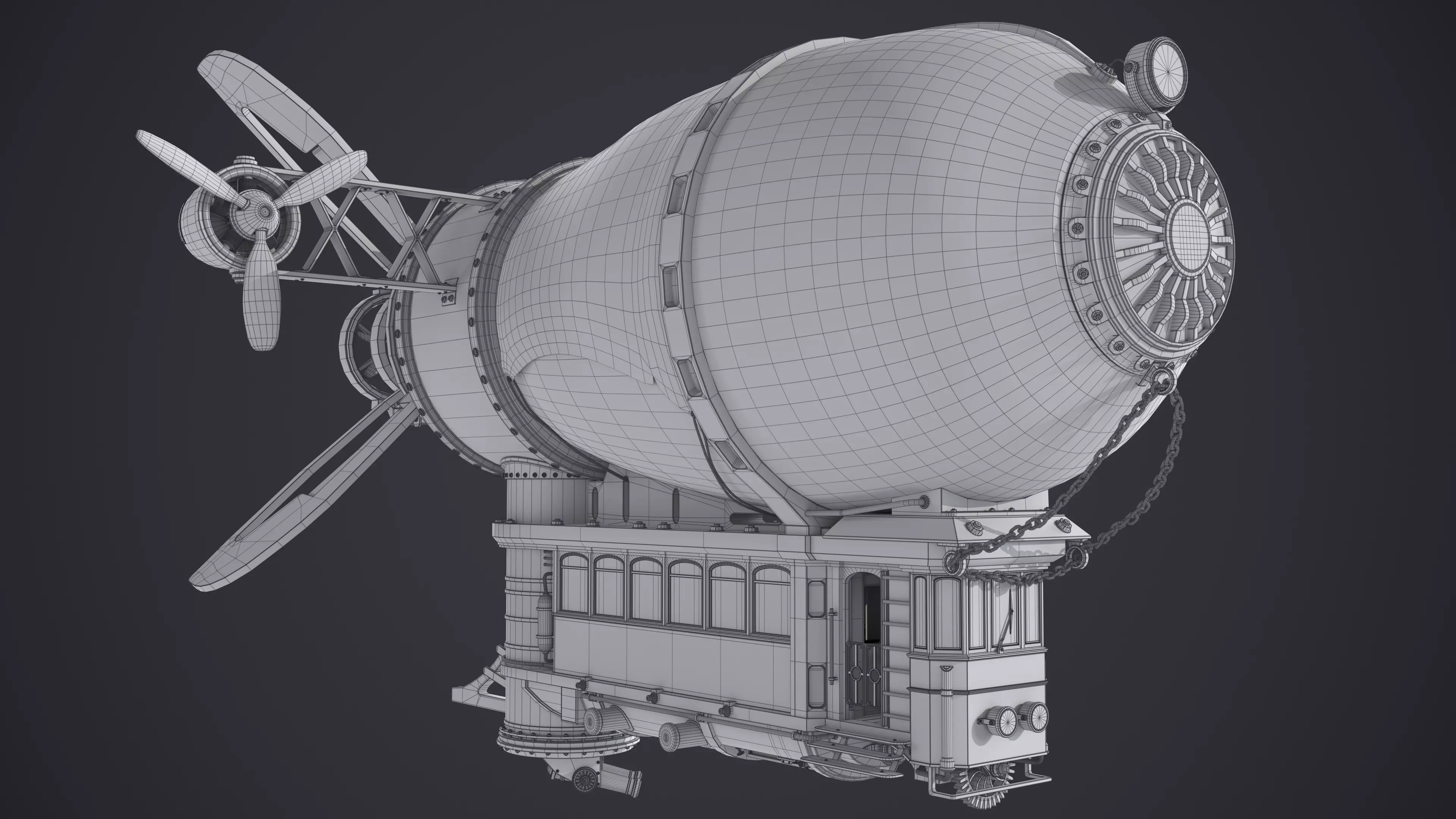 Airship 3D model_22