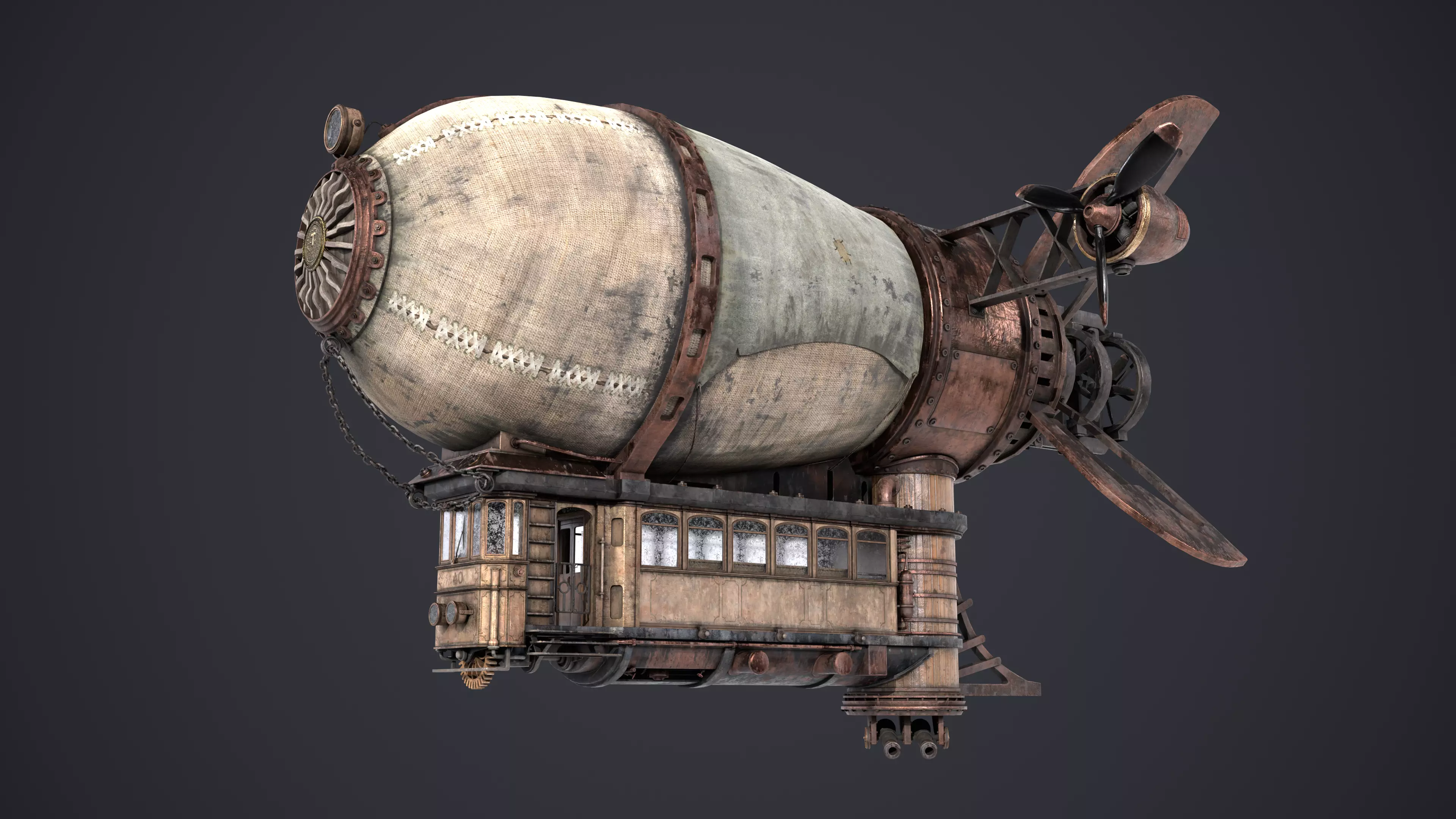 Airship 3D model_2