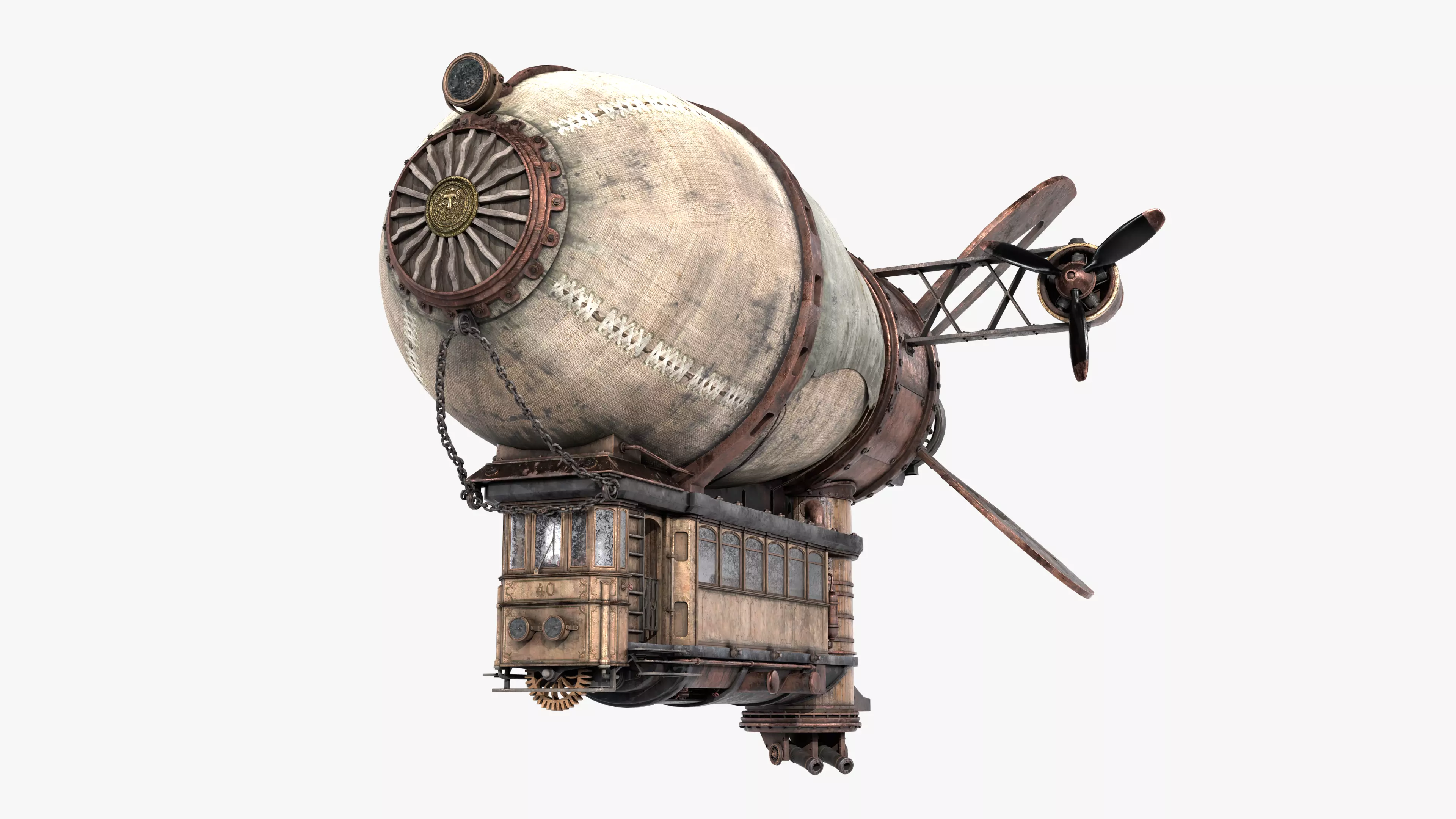 Airship 3D model_0