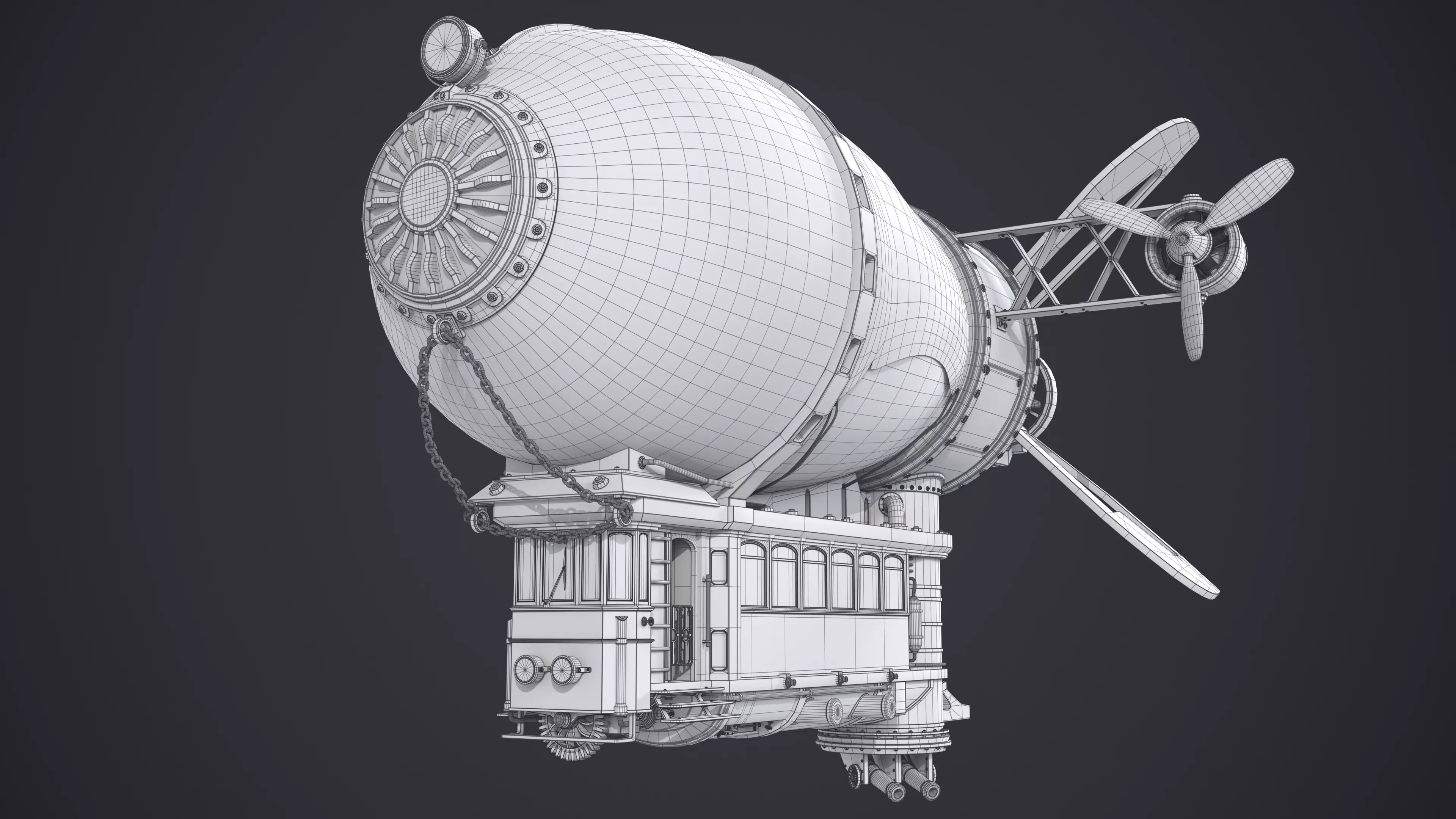 Airship 3D model_20
