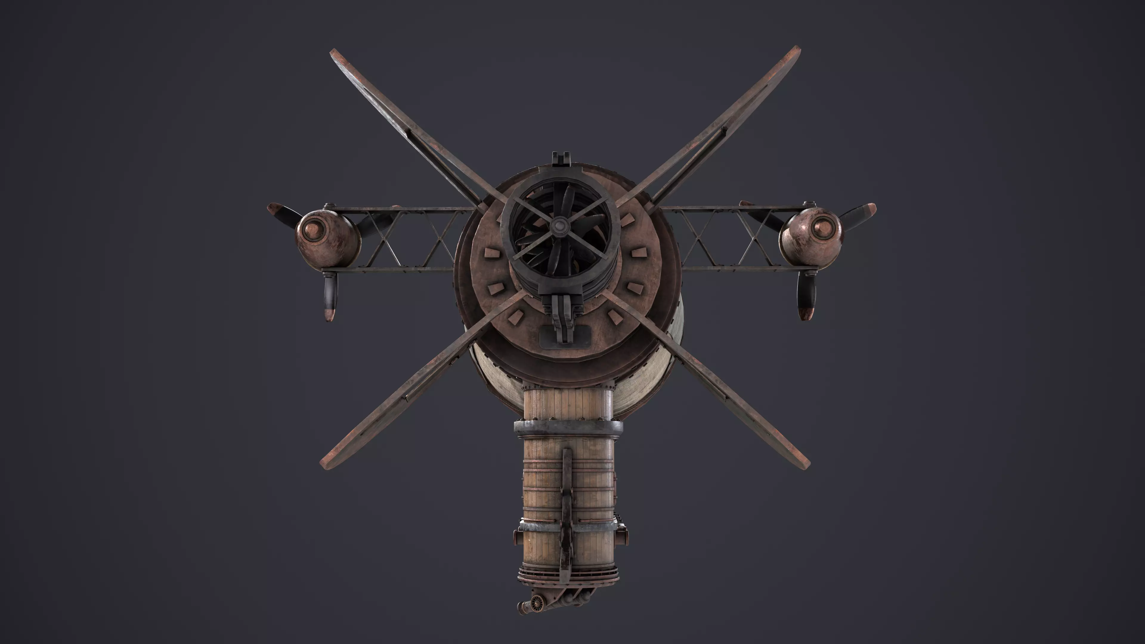 Airship 3D model_5