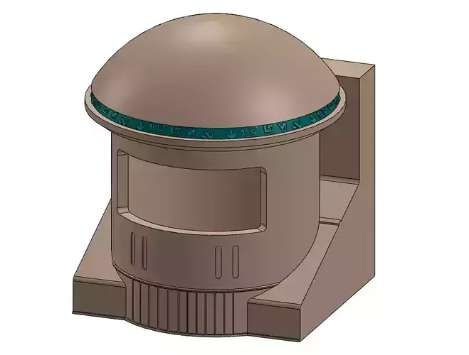 Commentary Box in Mos Espa Grand Arena Diorama 3D print model