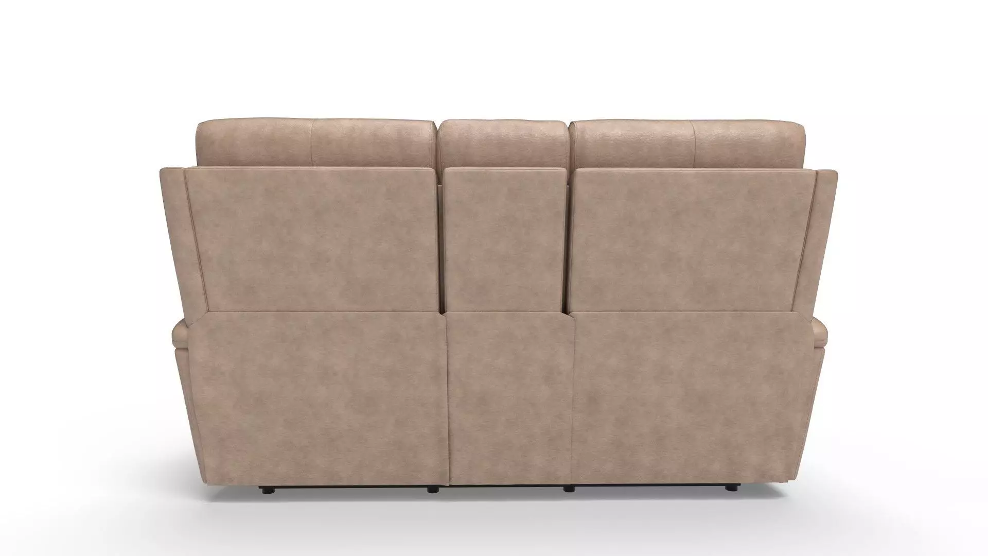 Reclining Loveseat sofa 3D model_3