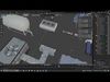 City Roof Props Pack for mobile games Low-poly 3D model_1