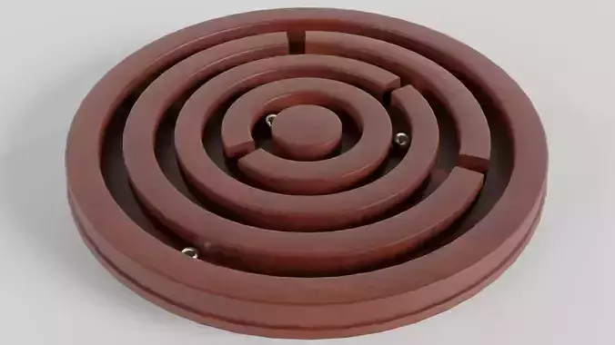 Wooden Labyrinth Puzzle